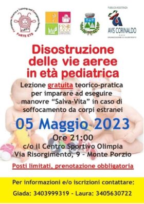 Disostruzione 5 maggio