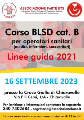 BLSD 16 Settembre 2023